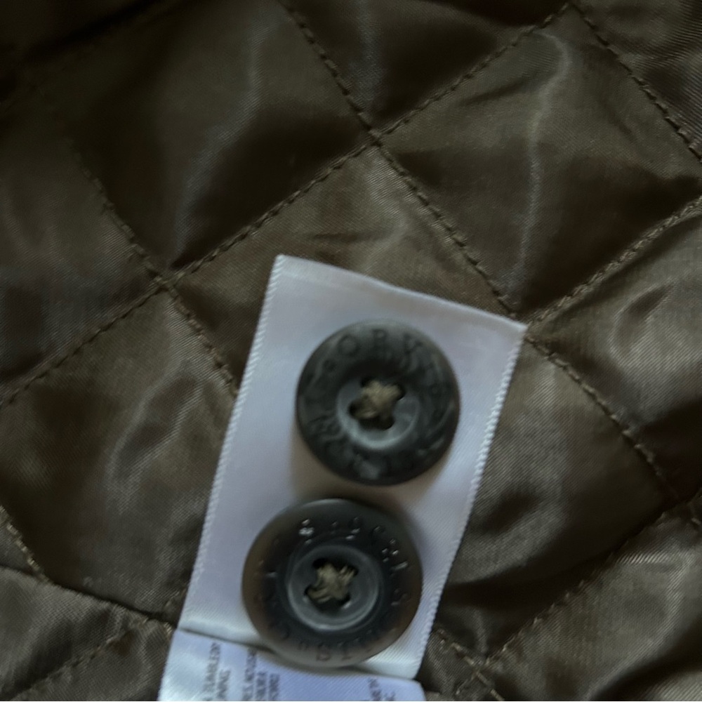 Orvis Men’s Green Barn Coat Jacket Quilted Outdoor 100% Cotton Size XXL - Picture 13 of 15